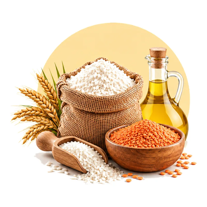 Rice, Dal & Oil