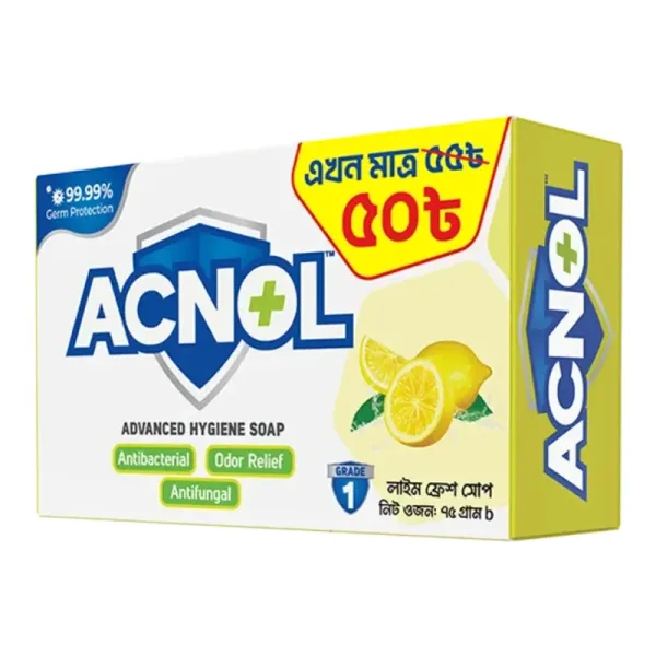 ACNOL Advanced Hygiene Soap - Lime Fresh 75 g
