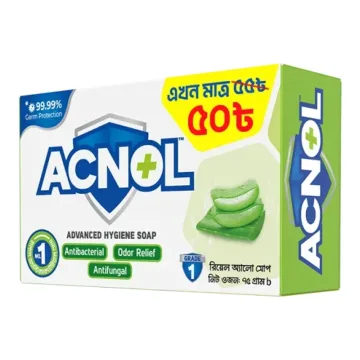 ACNOL Advanced Hygiene Soap - Real Aloe 75 g