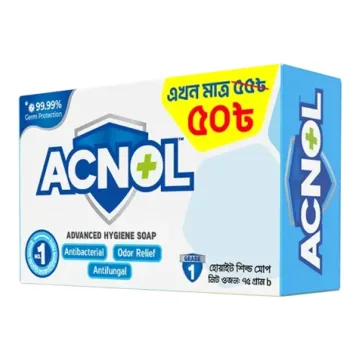 ACNOL Advanced Hygiene Soap - White Shield 75 g