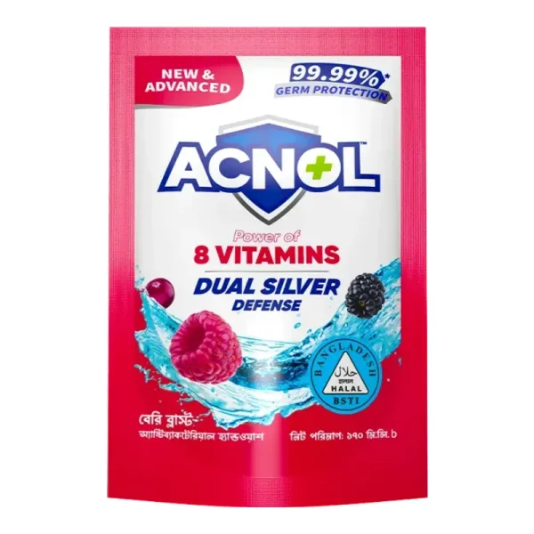 ACNOL Antibacterial Handwash Refill - Berry Blast 170 ml