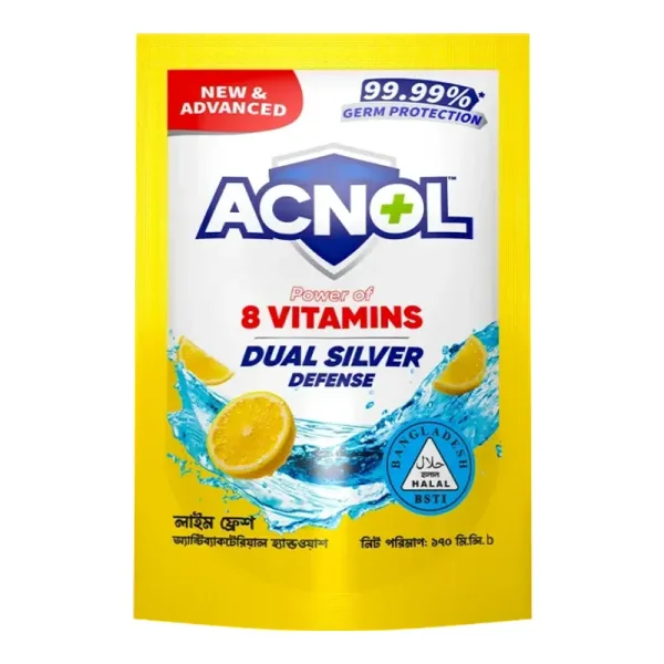 ACNOL Antibacterial Handwash Refill - Lime Fresh 170 ml