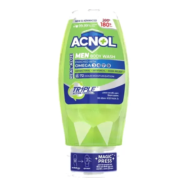 ACNOL Body Wash - Real Aloe 250 ml