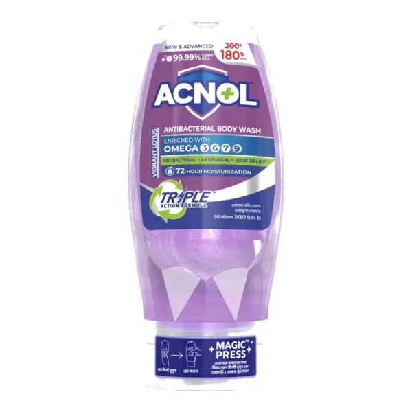 ACNOL Body Wash - Vibrant Lotus 250 ml