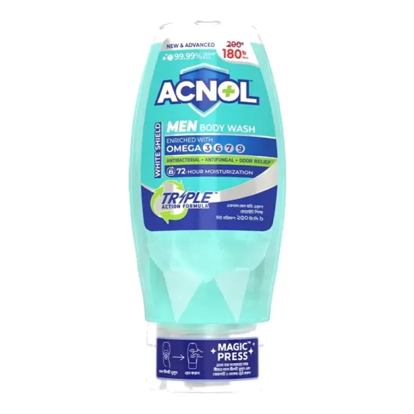 ACNOL Body Wash - White Shield 250 ml