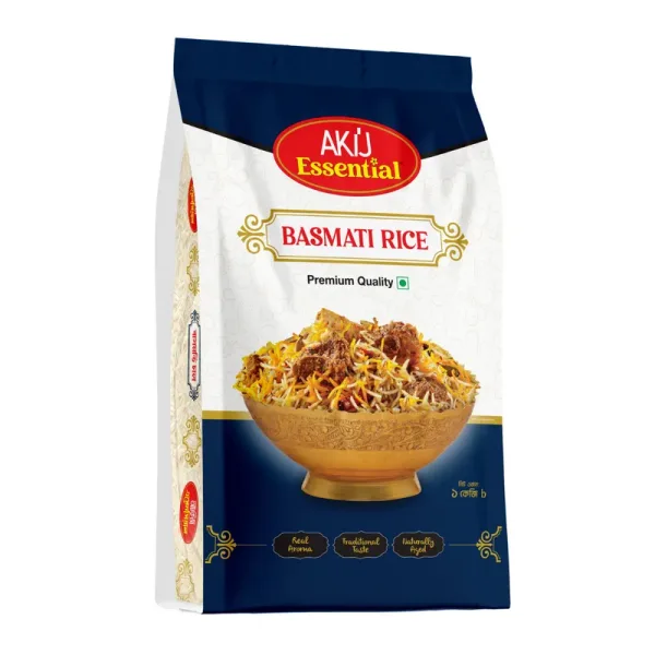 Akij Essential Premium Basmati Rice 1 kg