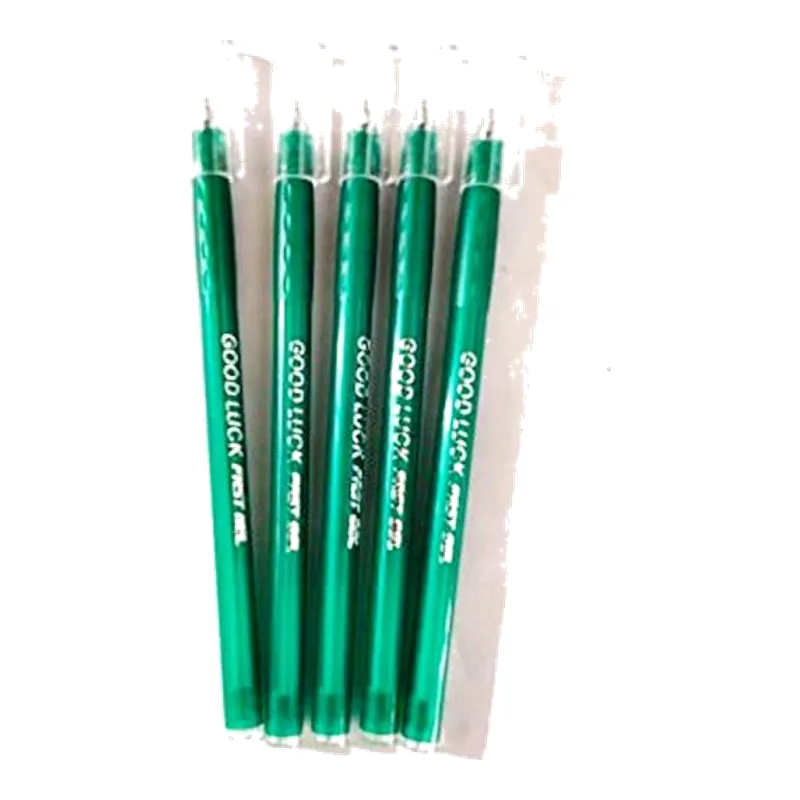 Fast Gel Pen - Green - (5 pcs Pouch)