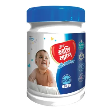 Fresh Happy Nappy Baby Wipes Jar 160 pcs