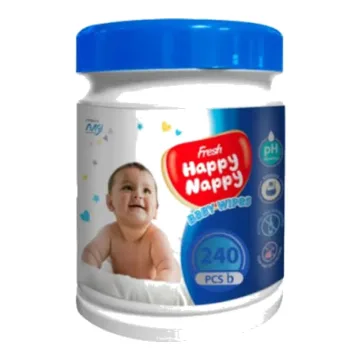 Fresh Happy Nappy Baby Wipes Jar 240 pcs