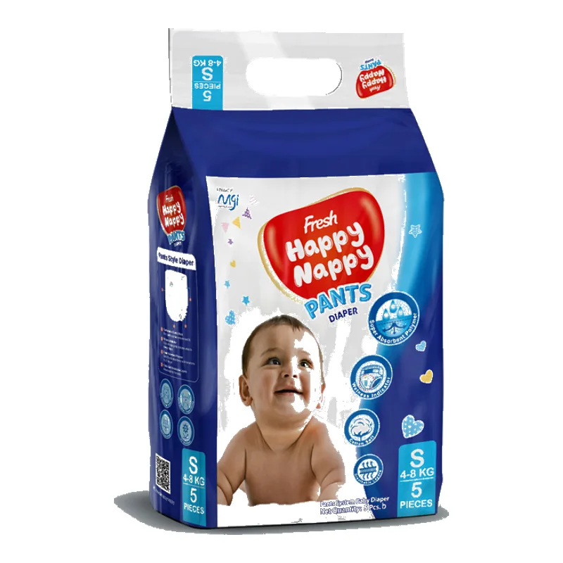 Fresh Happy Nappy Pant Diaper S (4-8 kg) 5 pcs