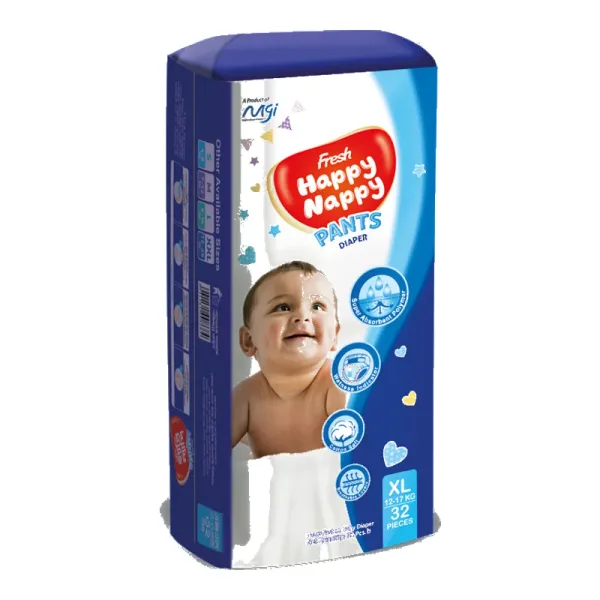 Fresh Happy Nappy Pant Diaper XL (12 -17 kg) 32 pcs