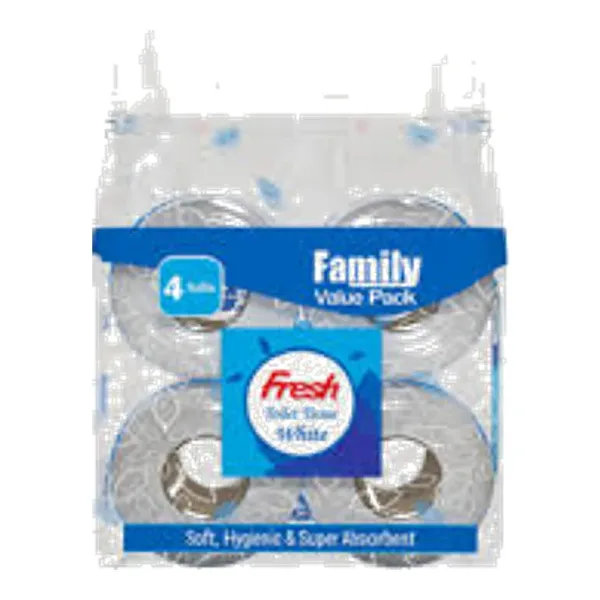 Fresh Toilet Tissue (Family Value Pack) 4 pcs