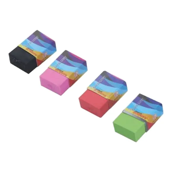 Good Luck Eraser - Rainbow - (06 Pcs Pouch)