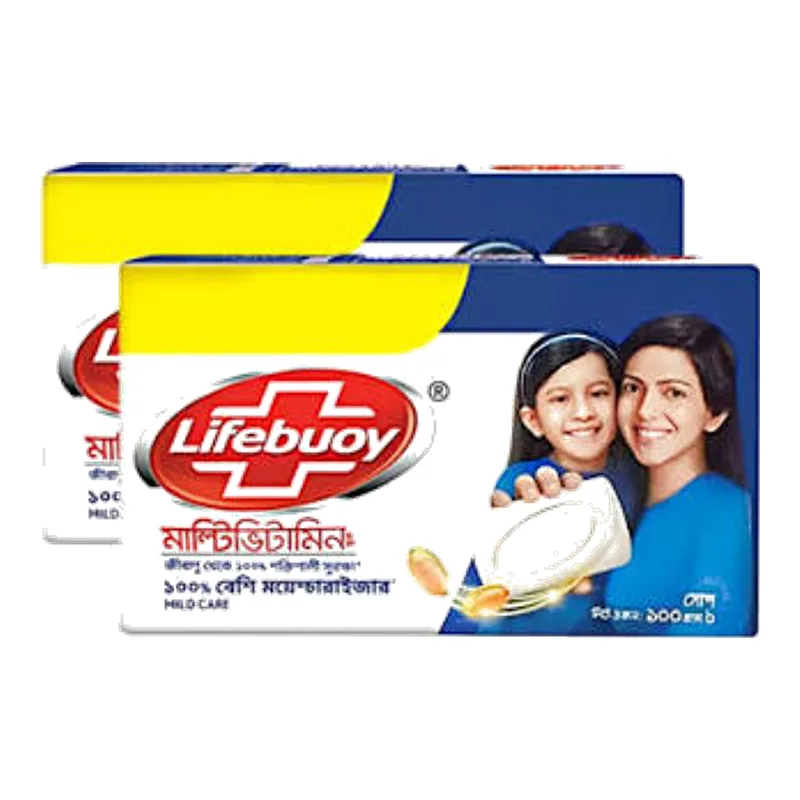 Lifebuoy Soap Bar Mild Care 100 gm 2 pcs