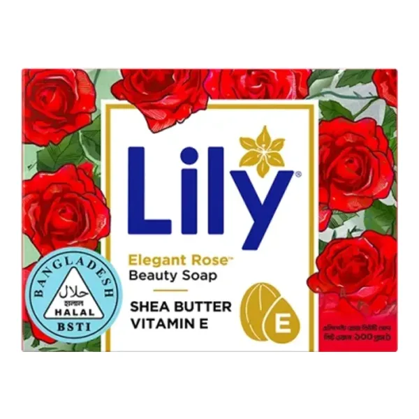 Lily French Rose Soap 100g+Body Wash Sachet 5ml