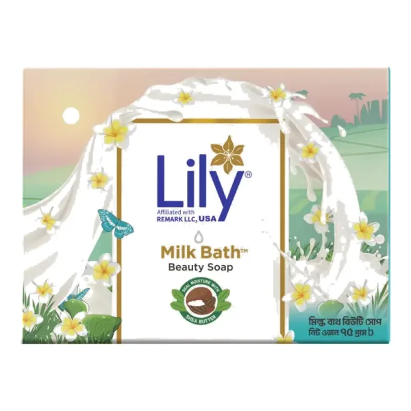 Lily Milk Bath Beauty Soap 75 gm