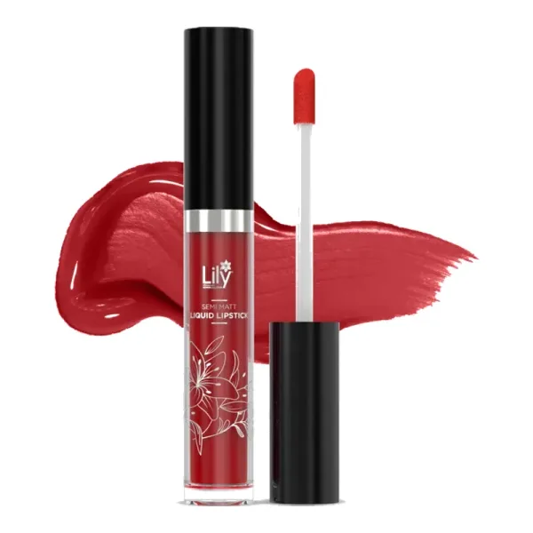 LILY Semi Matte Liquid Lipstick Crimson 4.5ml