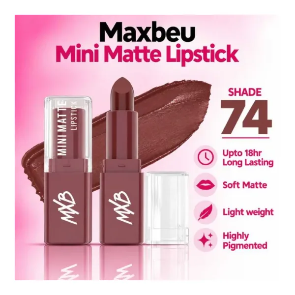 Maxbeu Mini Matte Lipstick - 74