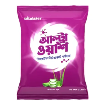 Minister Ultra Wash Synthetic Detergent Powder 50 g