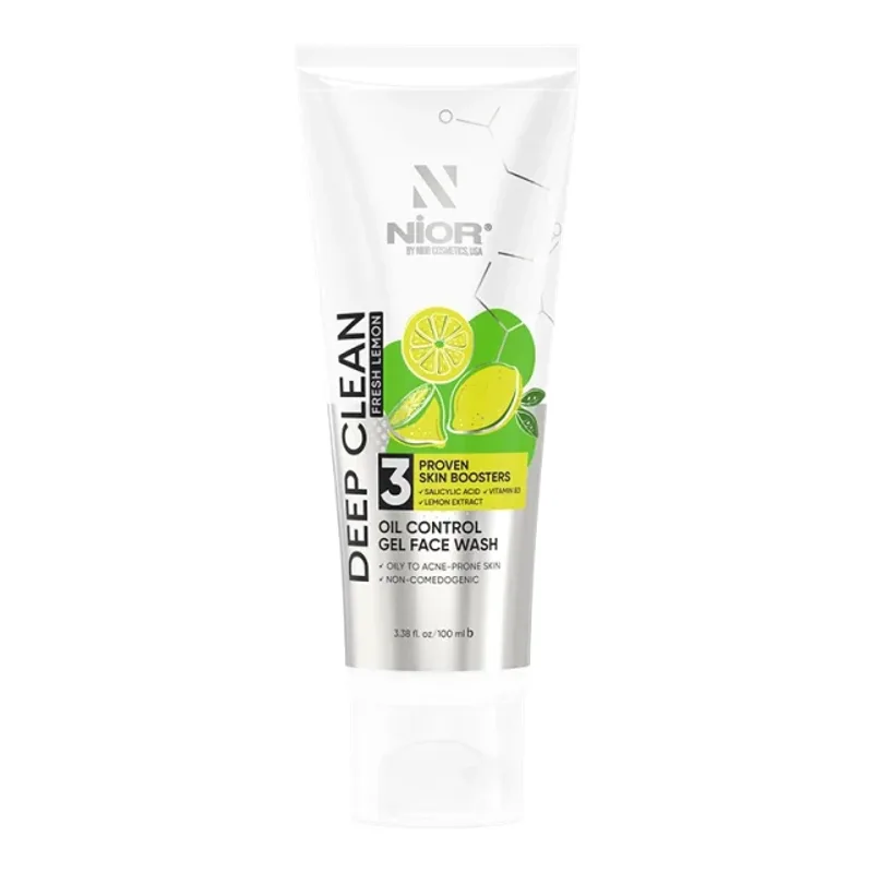 NIOR Deep Clean Gel Face Wash Fresh Lemon 100 ml 