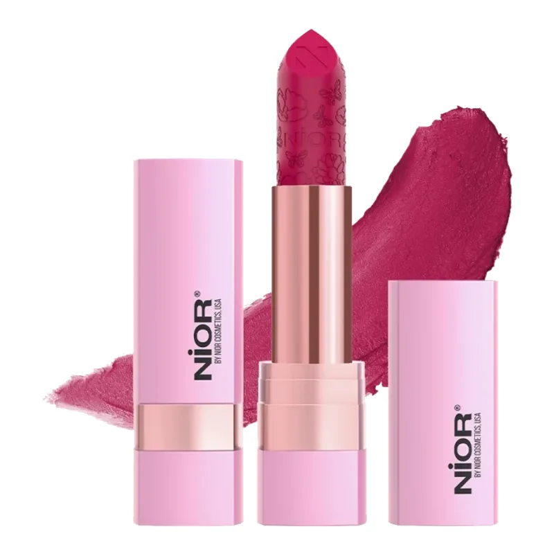 NIOR No Transfer Retro Matte Lipstick Fuchsia Flirt 70