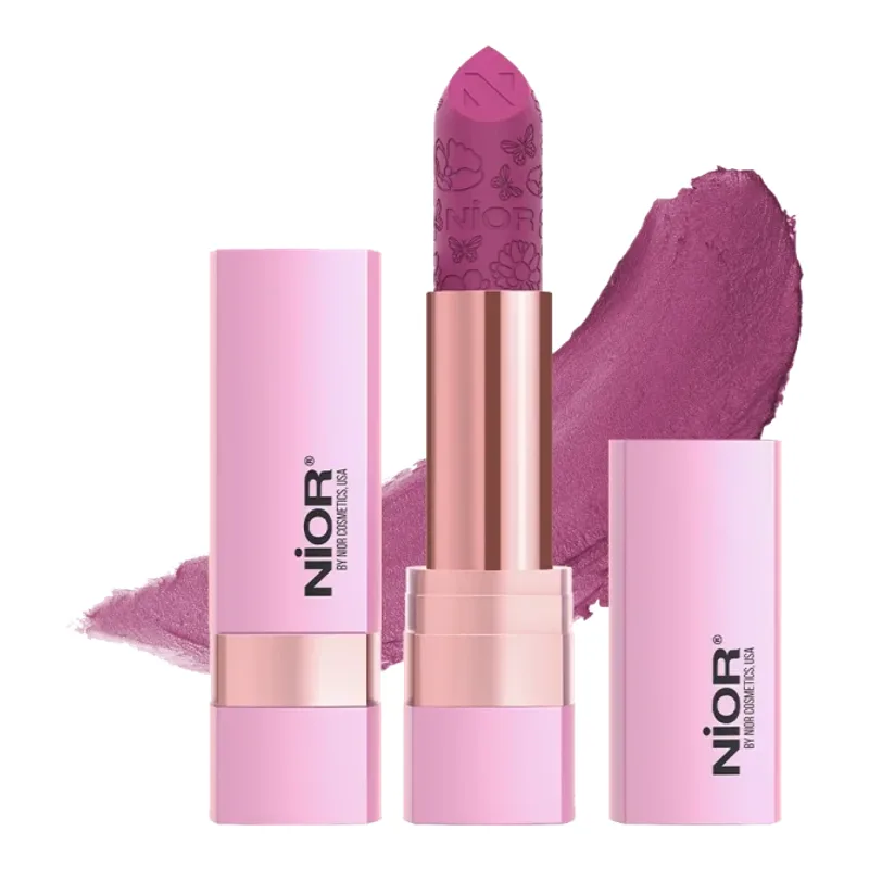 NIOR No Transfer Retro Matte Lipstick Moonlit Mauve 17