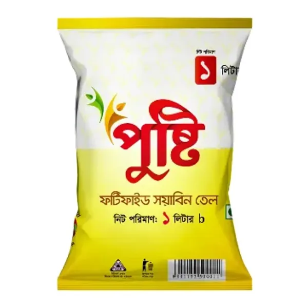Pusti Fortified Soyabean Oil Pouch 1 L