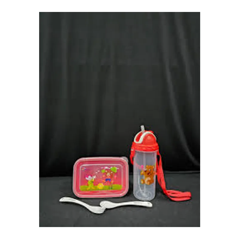 Simon Water Bottle 400 ml with Kids Tiffin Box - Winner