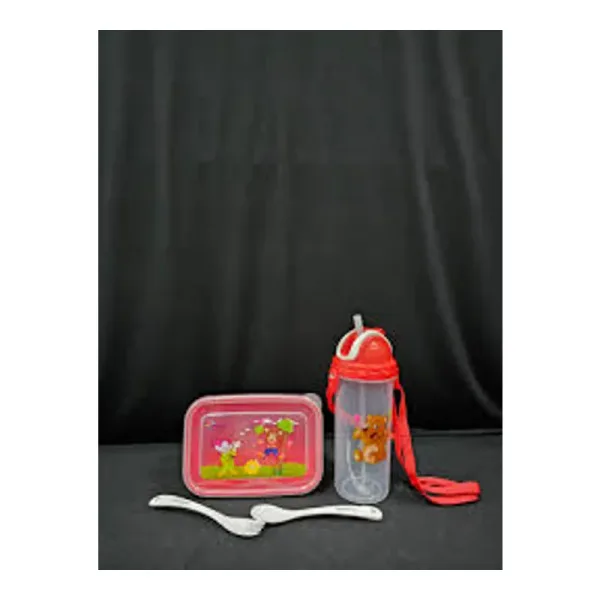 Simon Water Bottle 400 ml with Kids Tiffin Box - Winner