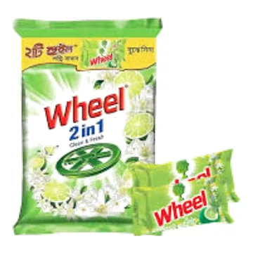 Wheel Washing Powder 2 in 1 Clean & Fresh (Free Laundry Bar 75 gm & 23 gm) 2 kg